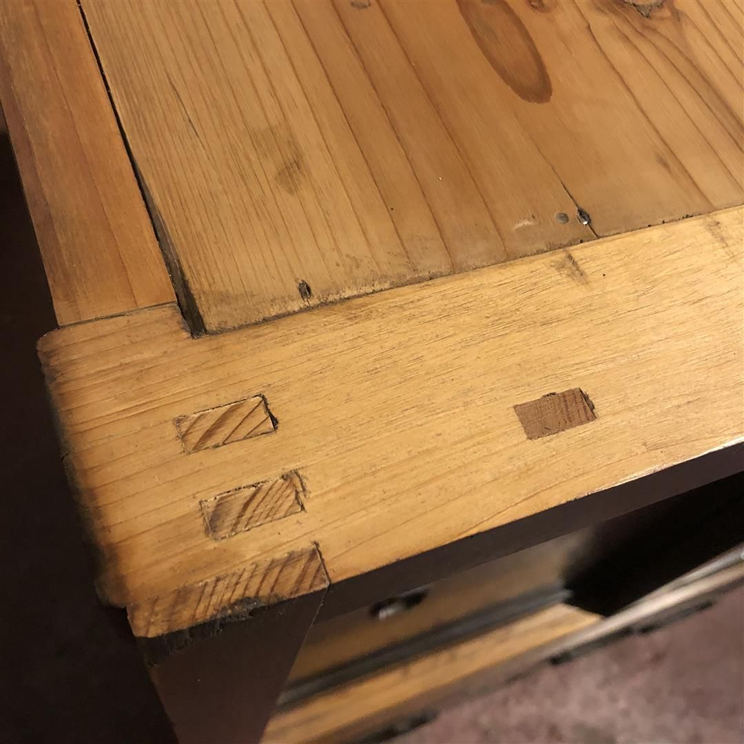 photo vinterior Vintage Japanese Elm And Pine Wood Tansu Cabinet With Slidingdoors And Five Drawers