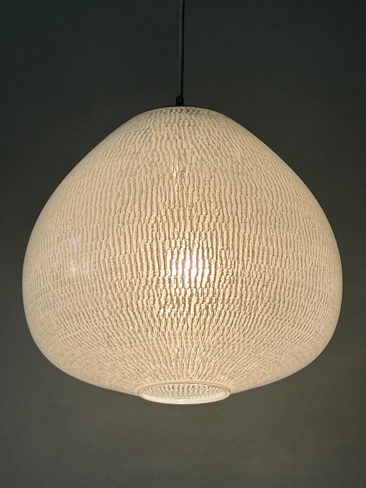 Rare & Elegant Mid Century Modern Pendant Lamp By Peill & Putzler Germany 1950s photo furniture