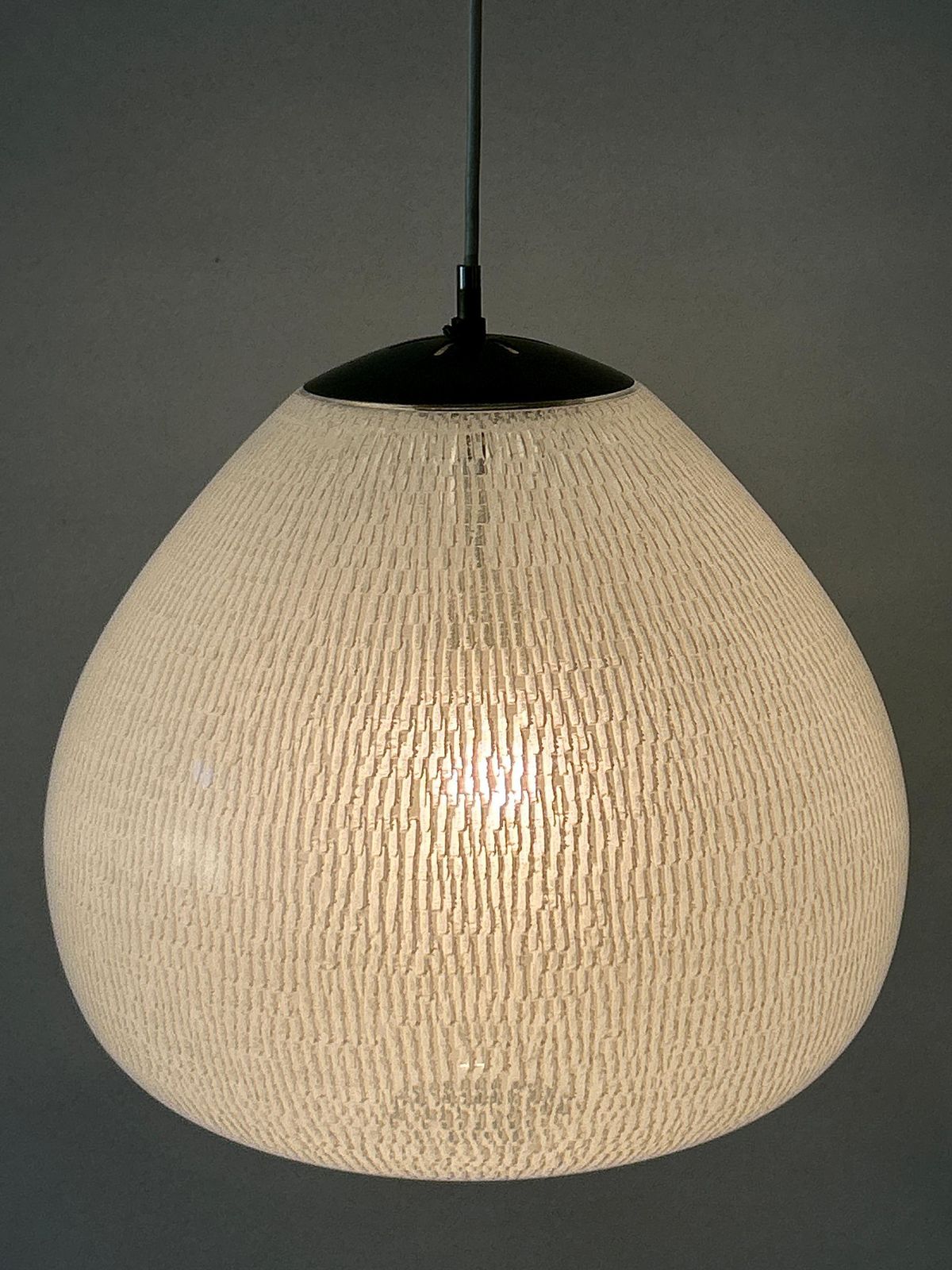 Lighting Rare & Elegant Mid Century Modern Pendant Lamp By Peill & Putzler Germany 1950s photo