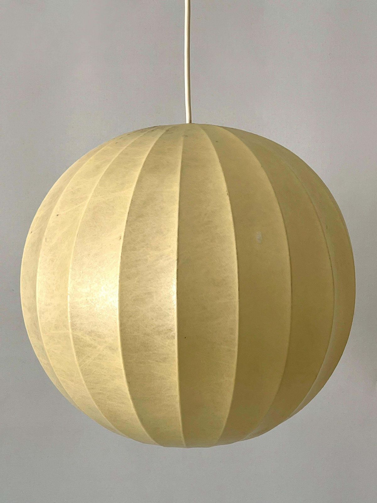 Amazing Mid Century Goldkant Cocoon Pendant Lamp Or Hanging Light Germany 1960s photo for sale