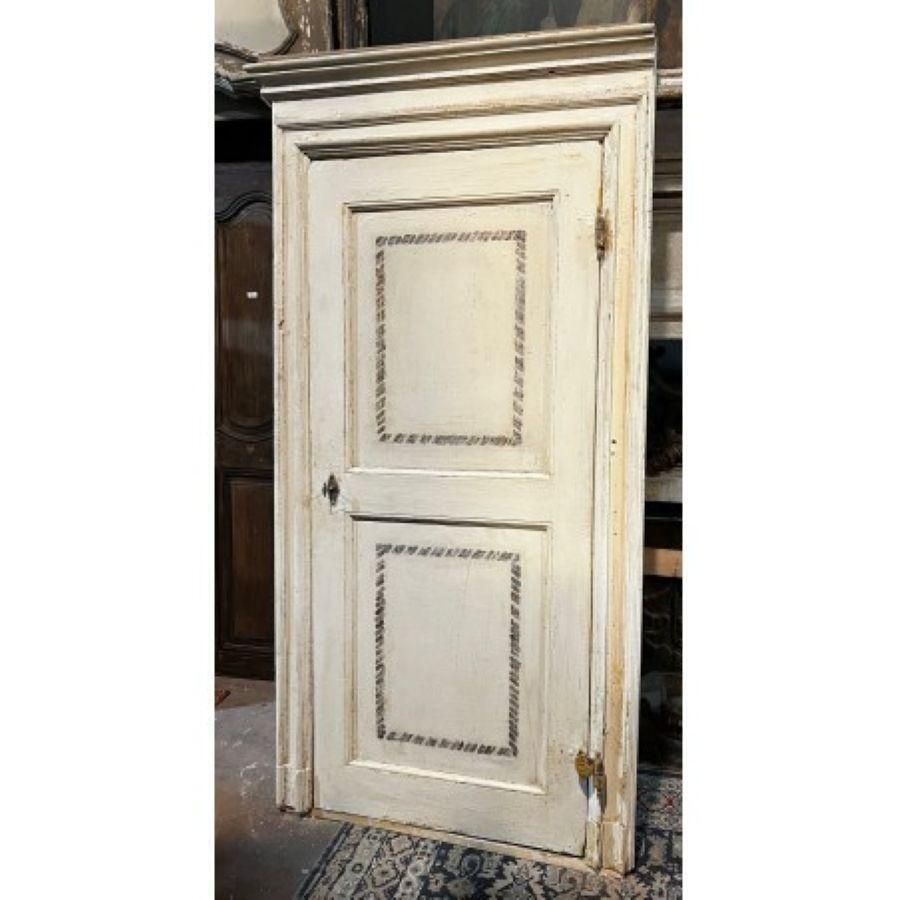 N. 6 Porte Da Interno In Legno Laccato Bianco, Completa Di Telaio, Italia photo furniture