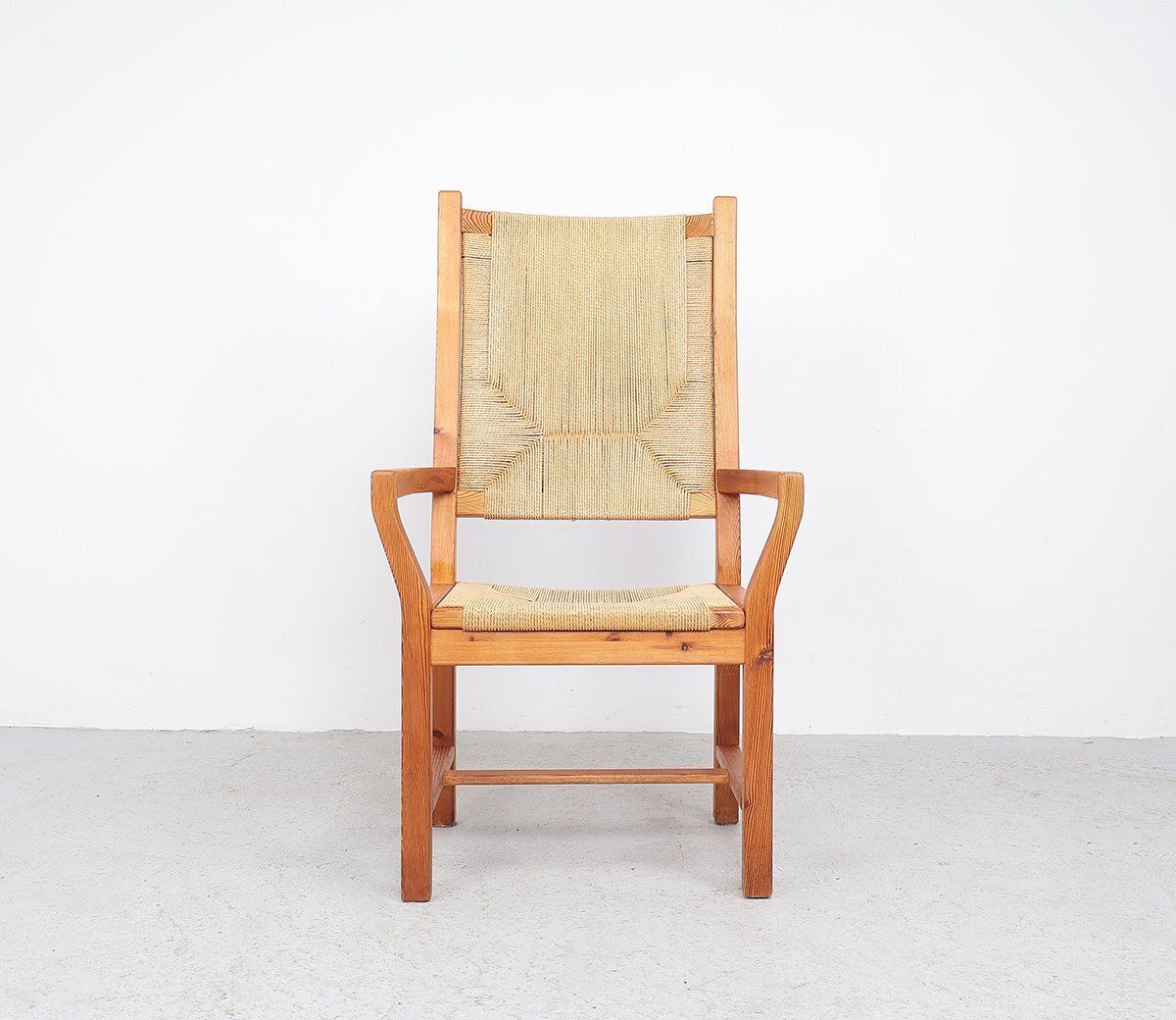 High Armchair By Tage Poulsen For Gramrode, 1970s photo Furniture