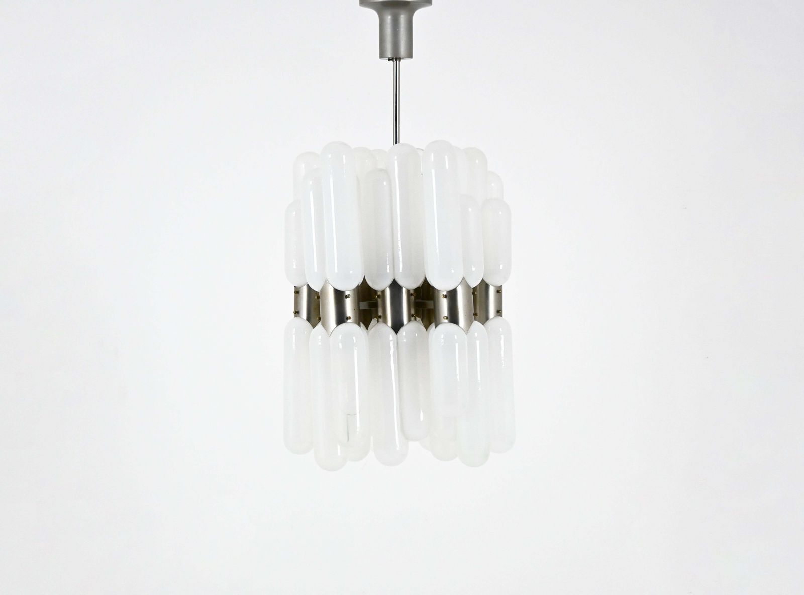 "Torpedo" Hanging Lamp By Carlo Nason For Mazzega, 1960s photo furniture