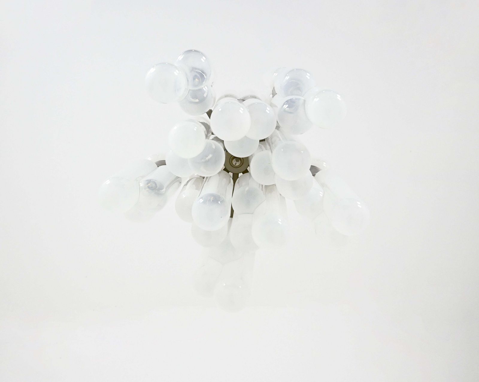 "Torpedo" Hanging Lamp By Carlo Nason For Mazzega, 1960s photo vinterior