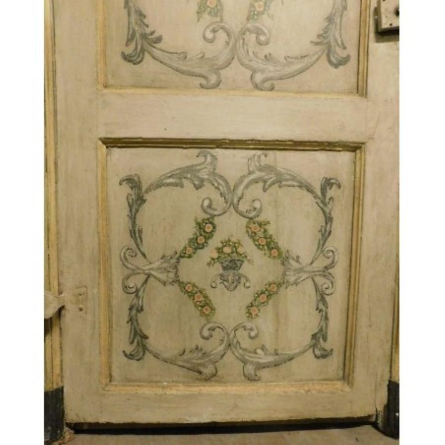 N.2 Yellow Beige Lacquered Wood Doors Framed Completed, Italy photo for sale