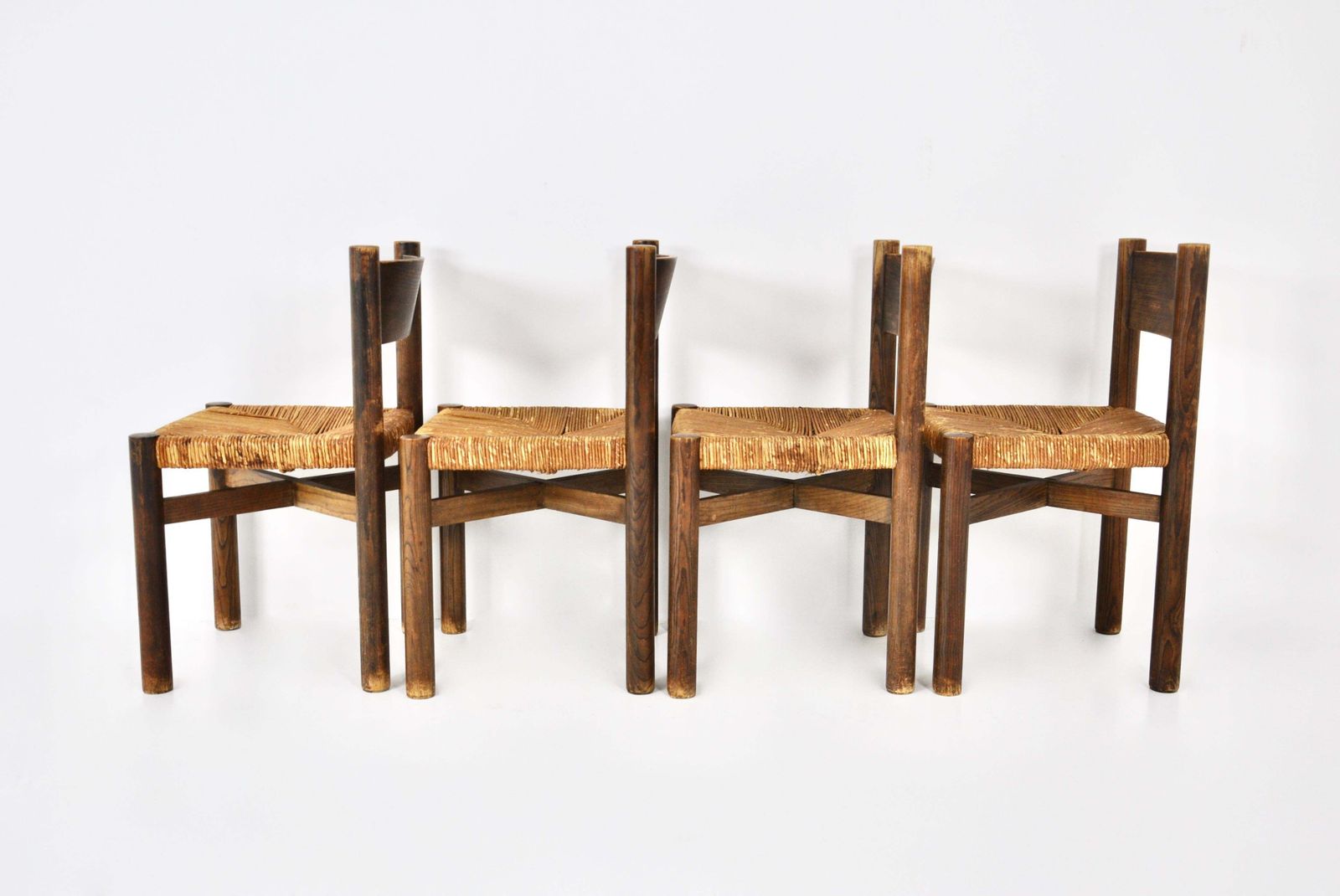 Meribel Chairs By Charlotte Perriand For Steph Simon, 1950s, Set Of 4 photo buy