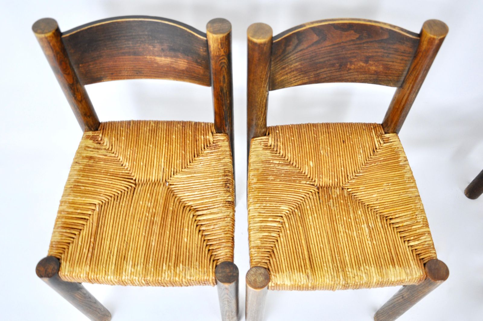 photo for sale Meribel Chairs By Charlotte Perriand For Steph Simon, 1950s, Set Of 4