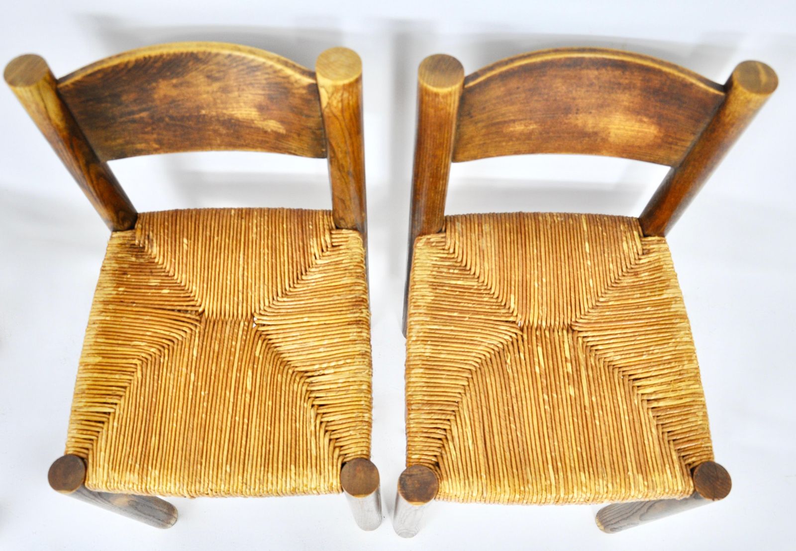 Furniture Meribel Chairs By Charlotte Perriand For Steph Simon, 1950s, Set Of 4 photo