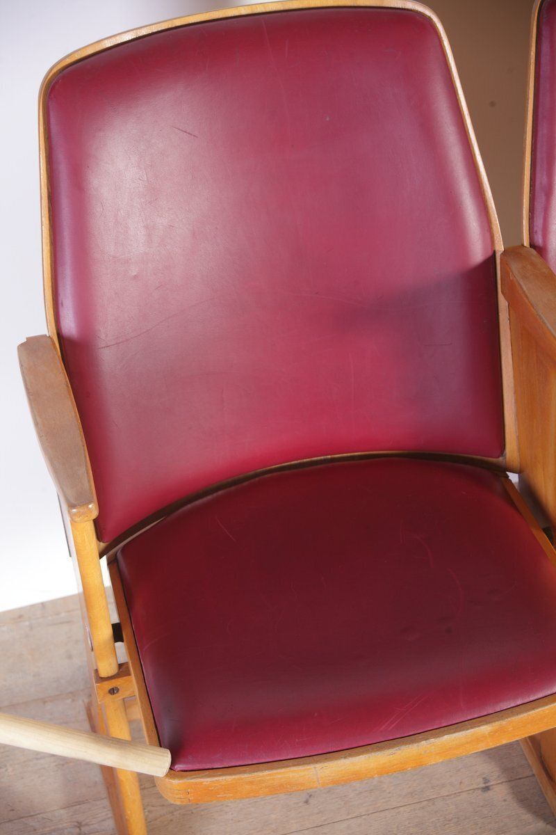 Vintage Cinema Bench From Ton, 1960s photo 260.0