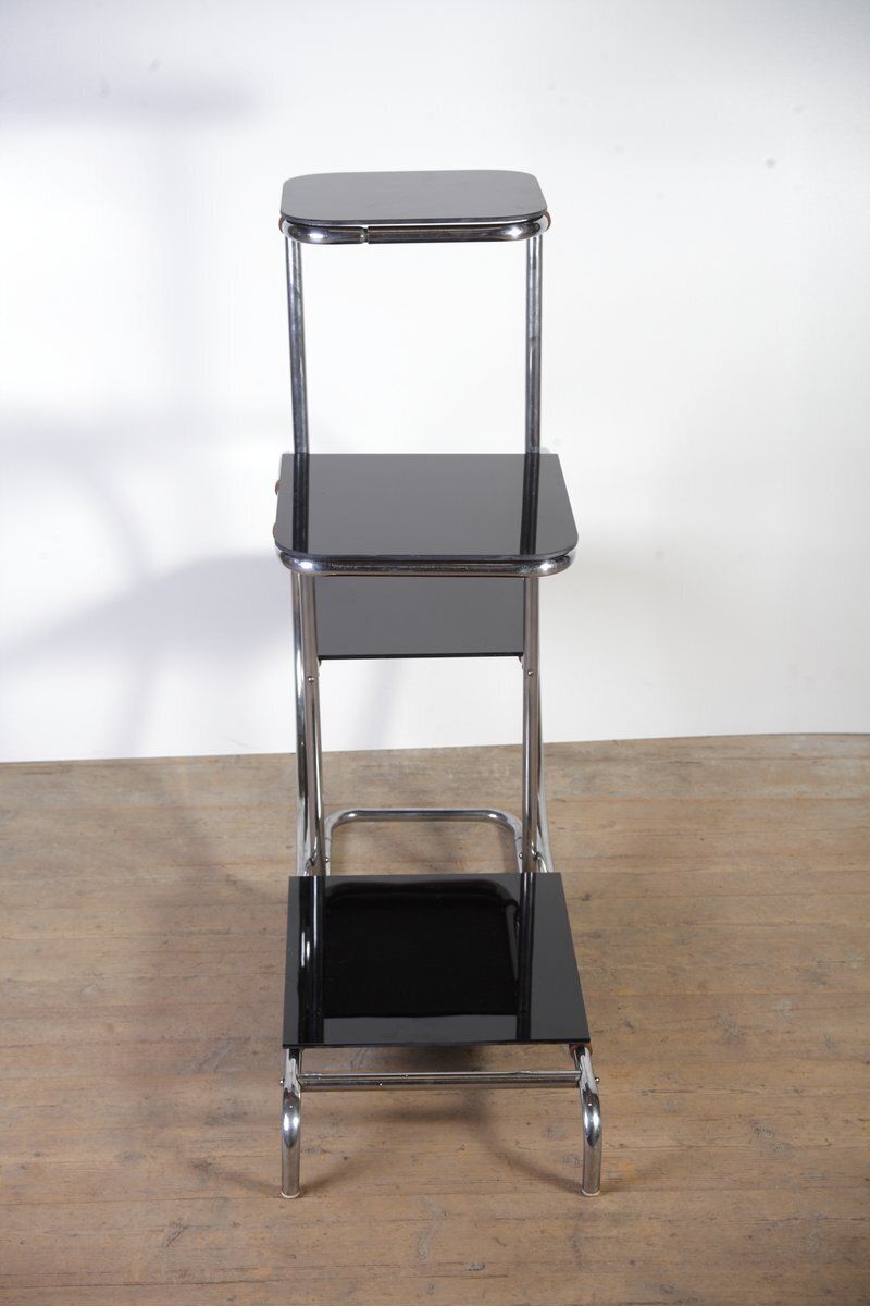 Tubular Chrome Flower Stand By Hynek Gottwald, 1940s photo 434.0