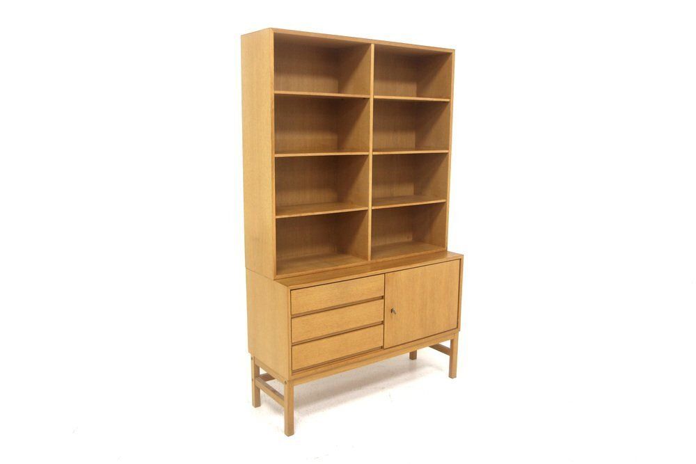 Scandinavian Oak Mtp Bookcase By Marian Grabinski For Ikea, Sweden, 1960