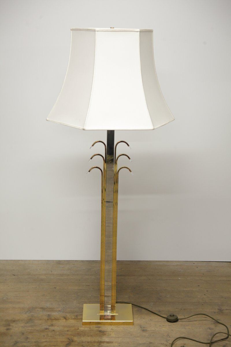 Hollywood Regency Floor Lamp From Wkr Germany, 1980s photo furniture