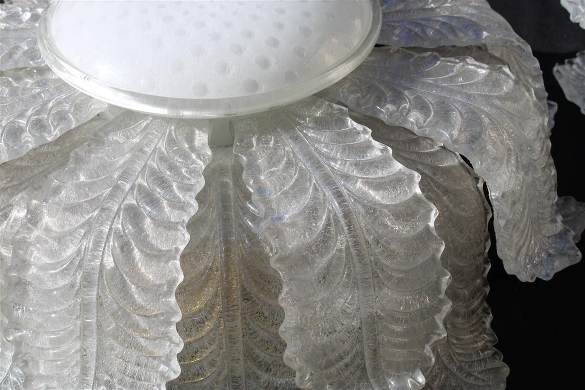 Lighting Coppia Di Eleganti Plafoniere Seguso Murano Vetri D'arte 1960s photo