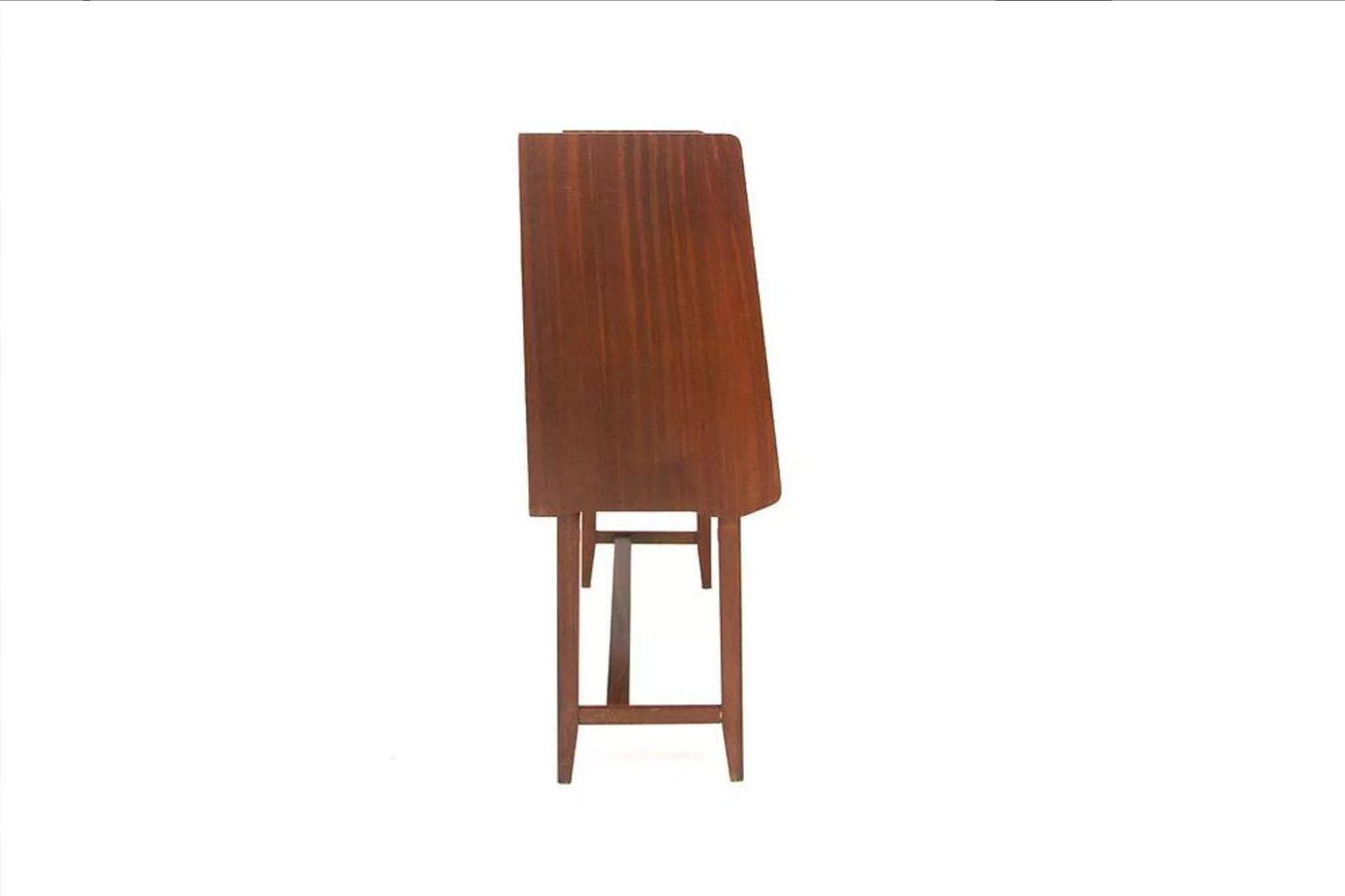 Scandinavian Mahogany Secretary Desk, Sweden, 1950s