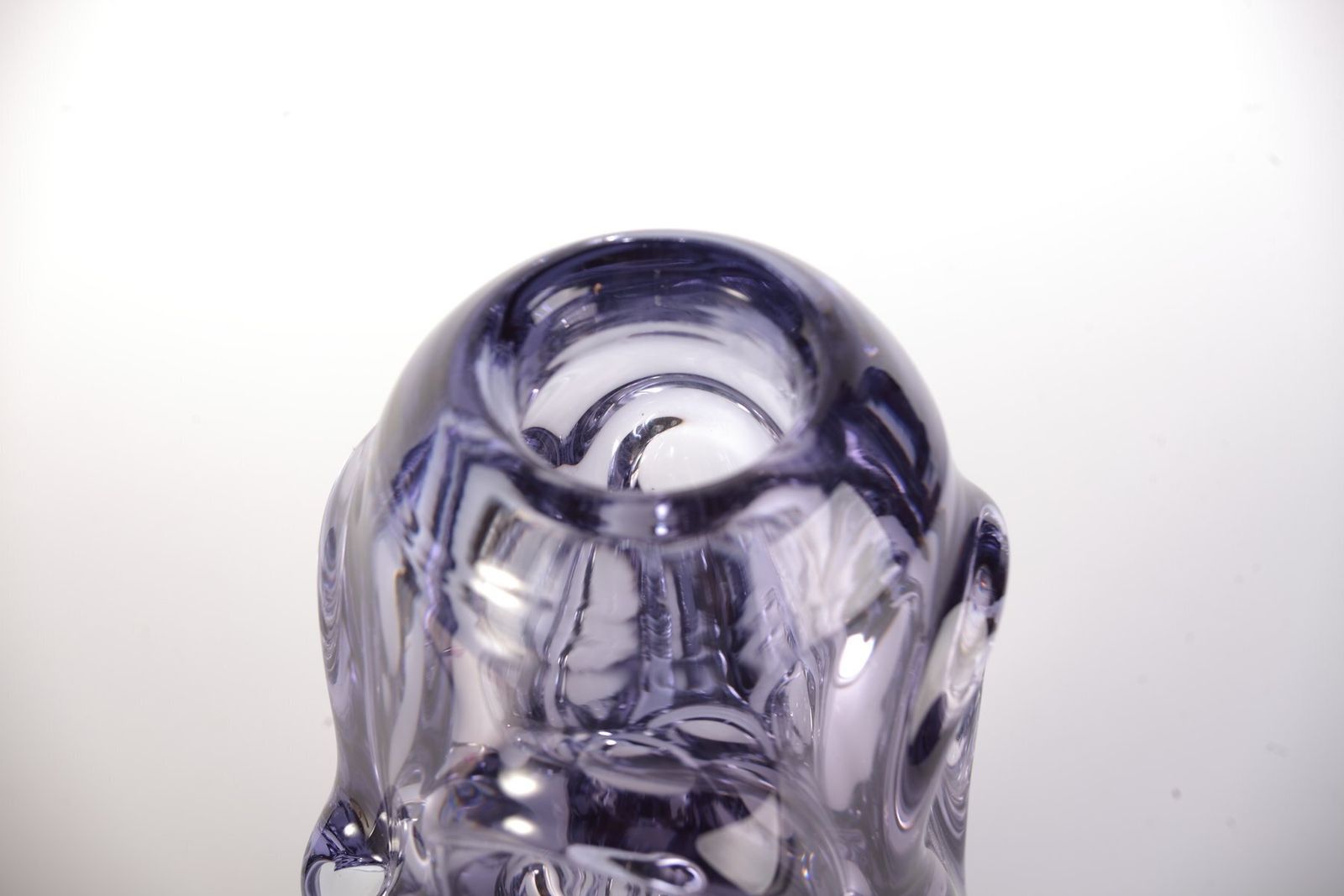 Czech Glass Vase By Jan Beranek For Skrdlovice, 1960s photo buy