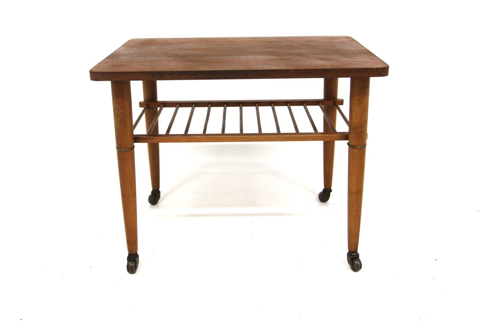 Vintage Scandinavian Teak Side Table, 1950 photo furniture