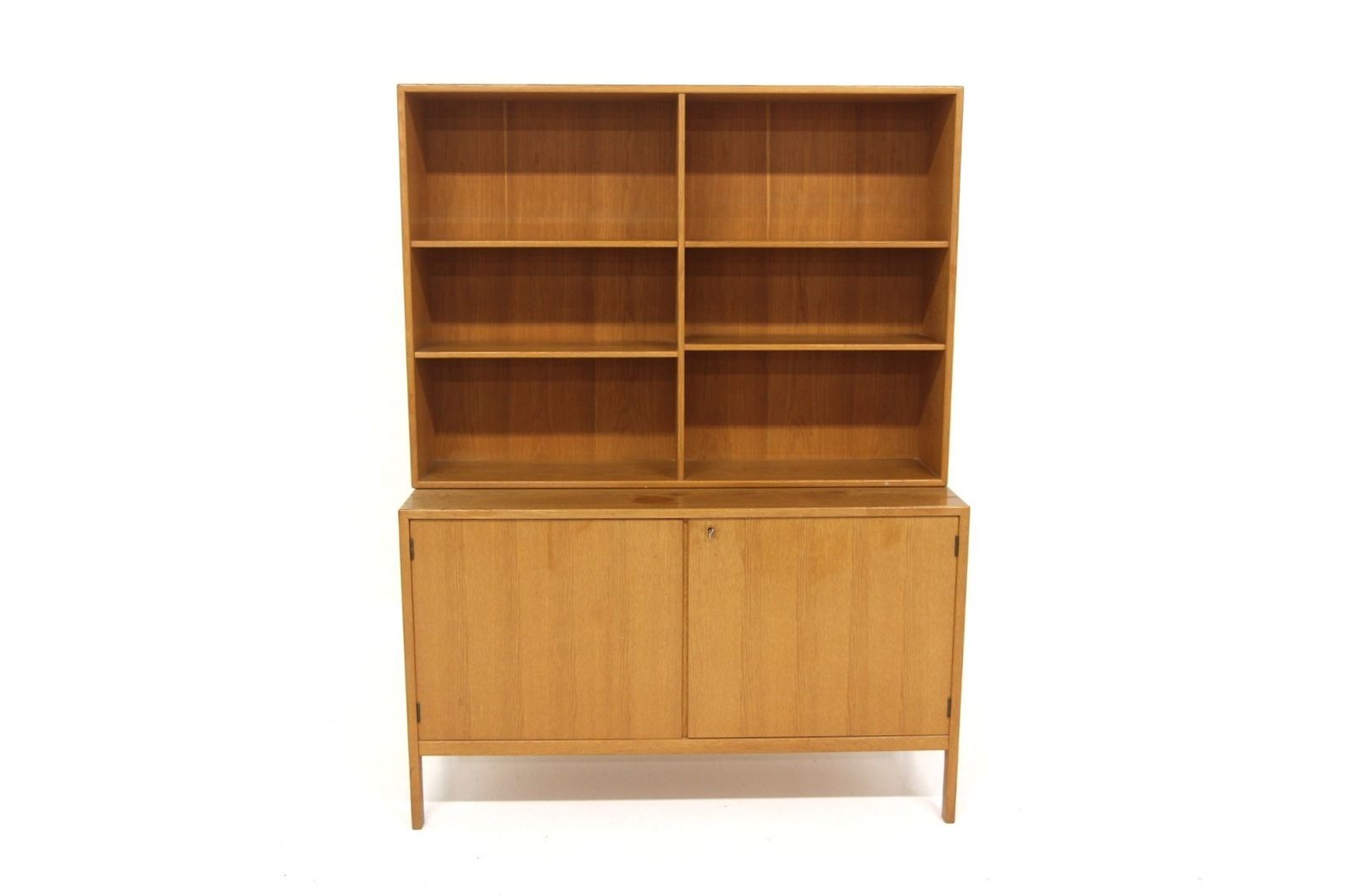 Vintage Scandinavian Oak Bookcase, 1960 photo furniture