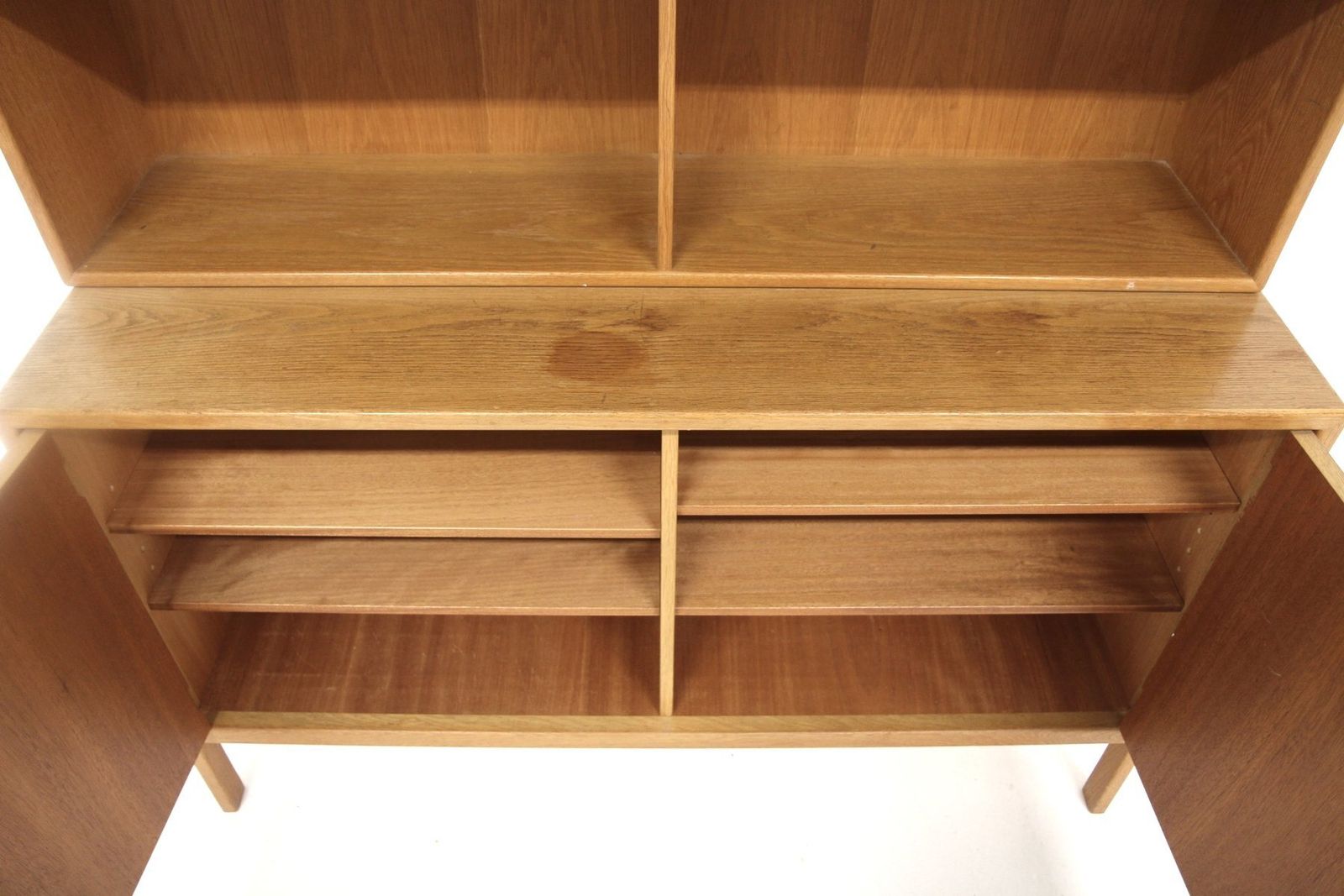 Vintage Scandinavian Oak Bookcase, 1960 photo for sale
