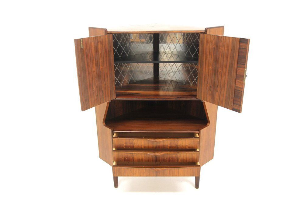 Scandinavian Rosewood Wardrobe By Gunni Omann For Omann Jun, Denmark, 1960s photo for sale