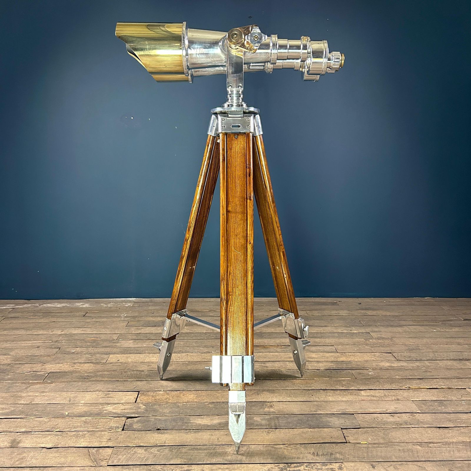 photo furniture 1970's Japanese Nikon 20 X 120 Big Eye Military Binoculars & Tripod