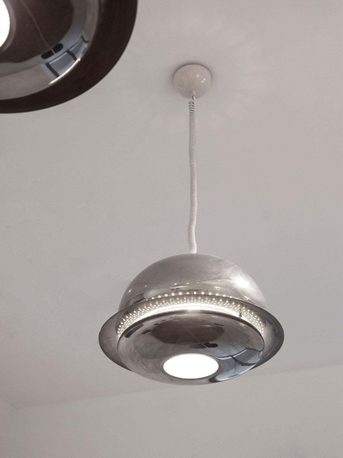 Tobia Scarpa Set Of Two Nictea Lamps In Nickel Plated Brass By Flos 1960s photo Lighting