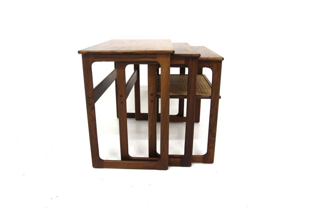 Model 219 Nesting Tables By Johannes Andersen & Illum Wikkelsø, Denmark, 1960s, Set Of 3 photo furniture