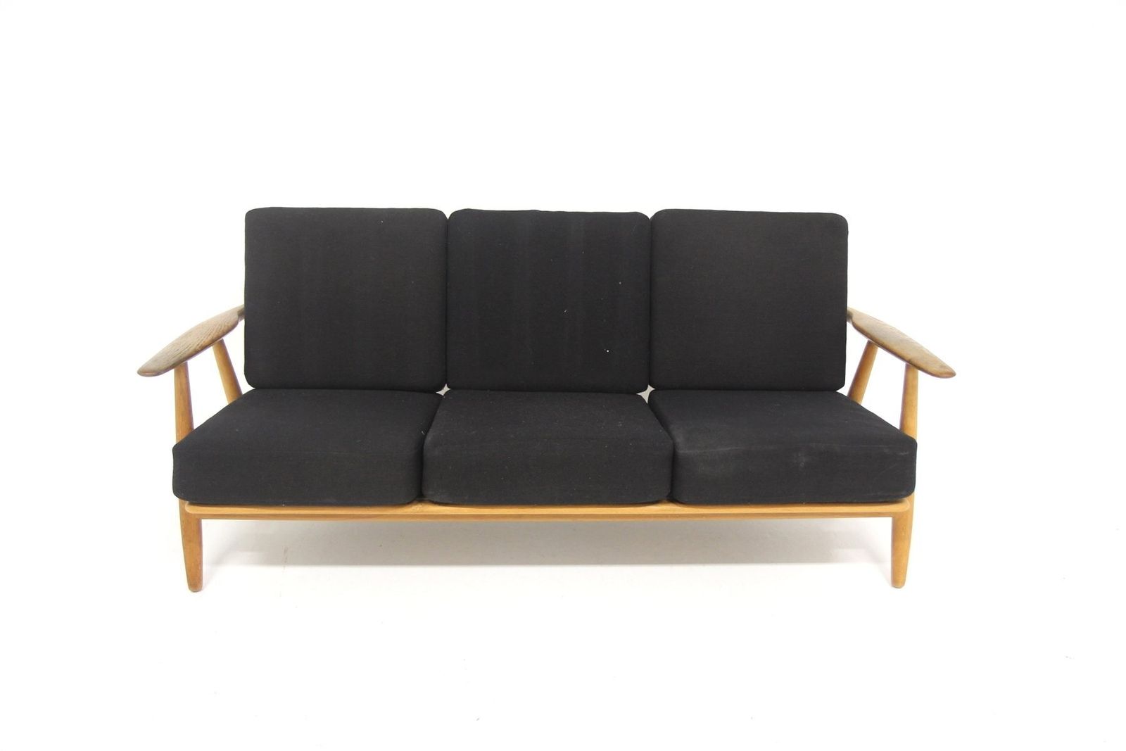 Scandinavian Cigar Chair Ge 240 3 Seater Sofa By Hans J. Wegner For Getama, Denmark, 1960s photo furniture