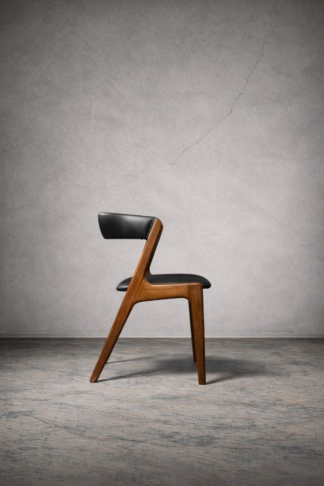 Mid Century Danish Modern Fire Office Chair In Teak, 1960s photo for sale