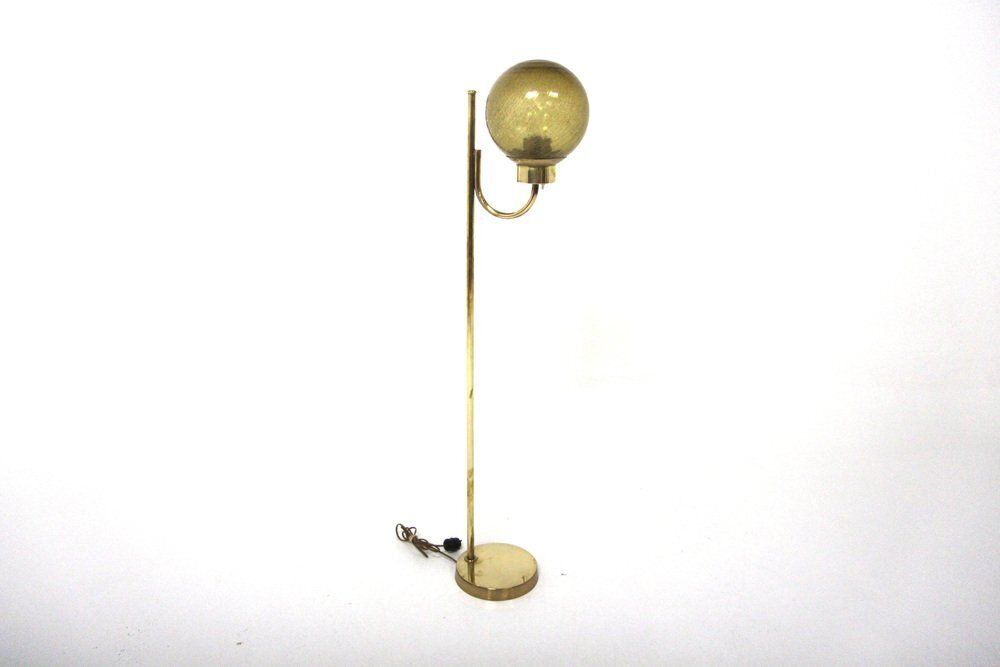 Scandinavian Metal G 118 Floor Lamp From Bergboms, 1950
