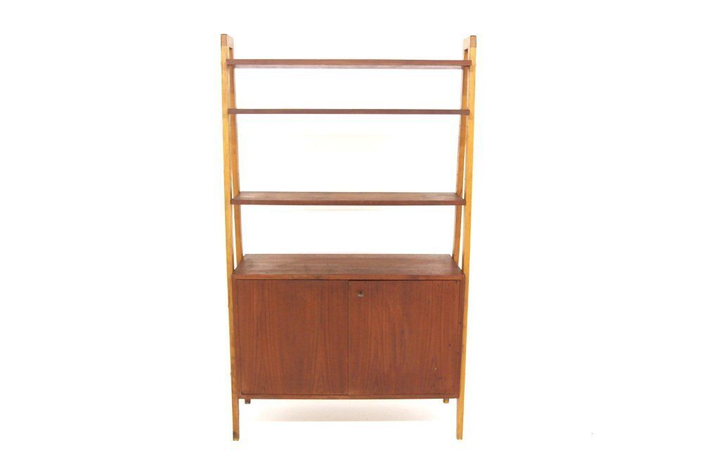 Scandinavian Tema Teak Bookcase From Möbel Ikea, 1960 photo Furniture