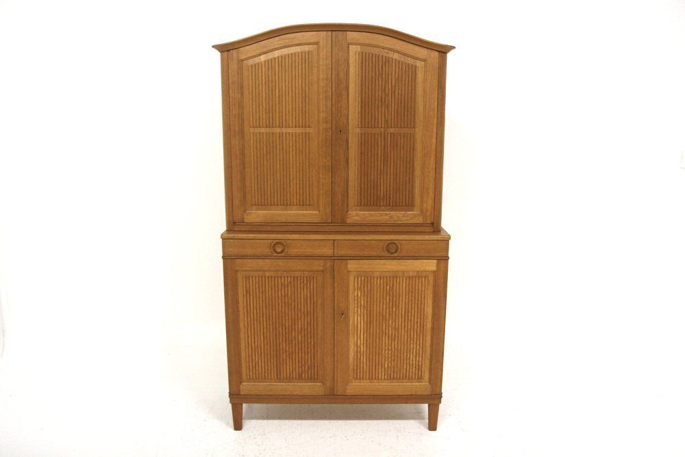 Scandinavian Oak Wardrobe By Carl Malmsten For Bodafors, 1960