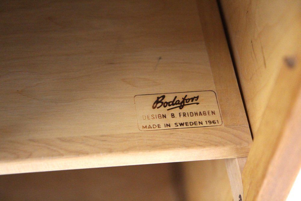 Teak Chest Of Drawers By Bertil Fridhagen For Bodafors, Sweden, 1960s photo vinterior