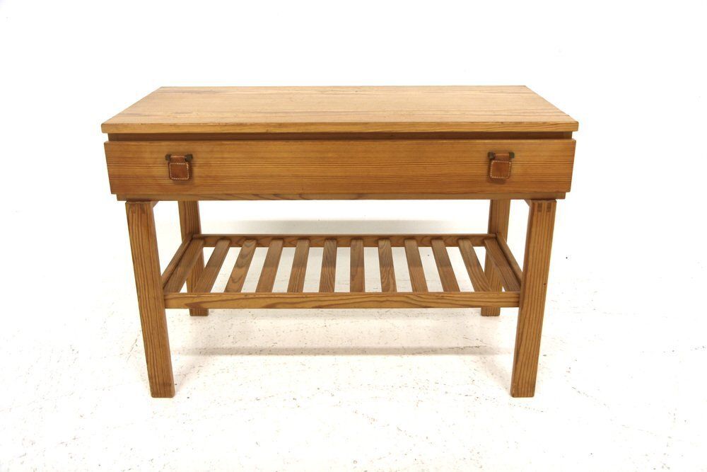 Low Chest Of Drawers In Pine From Fröseke Nybrofabriken, Sweden, 1960s photo furniture