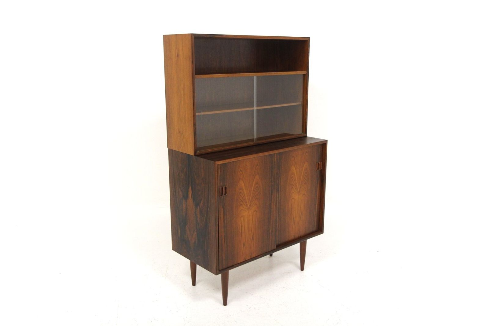 Rosewood Display Cabinet From Hjørnebo Møbelfabrik Horsens, Denmark, 1960s