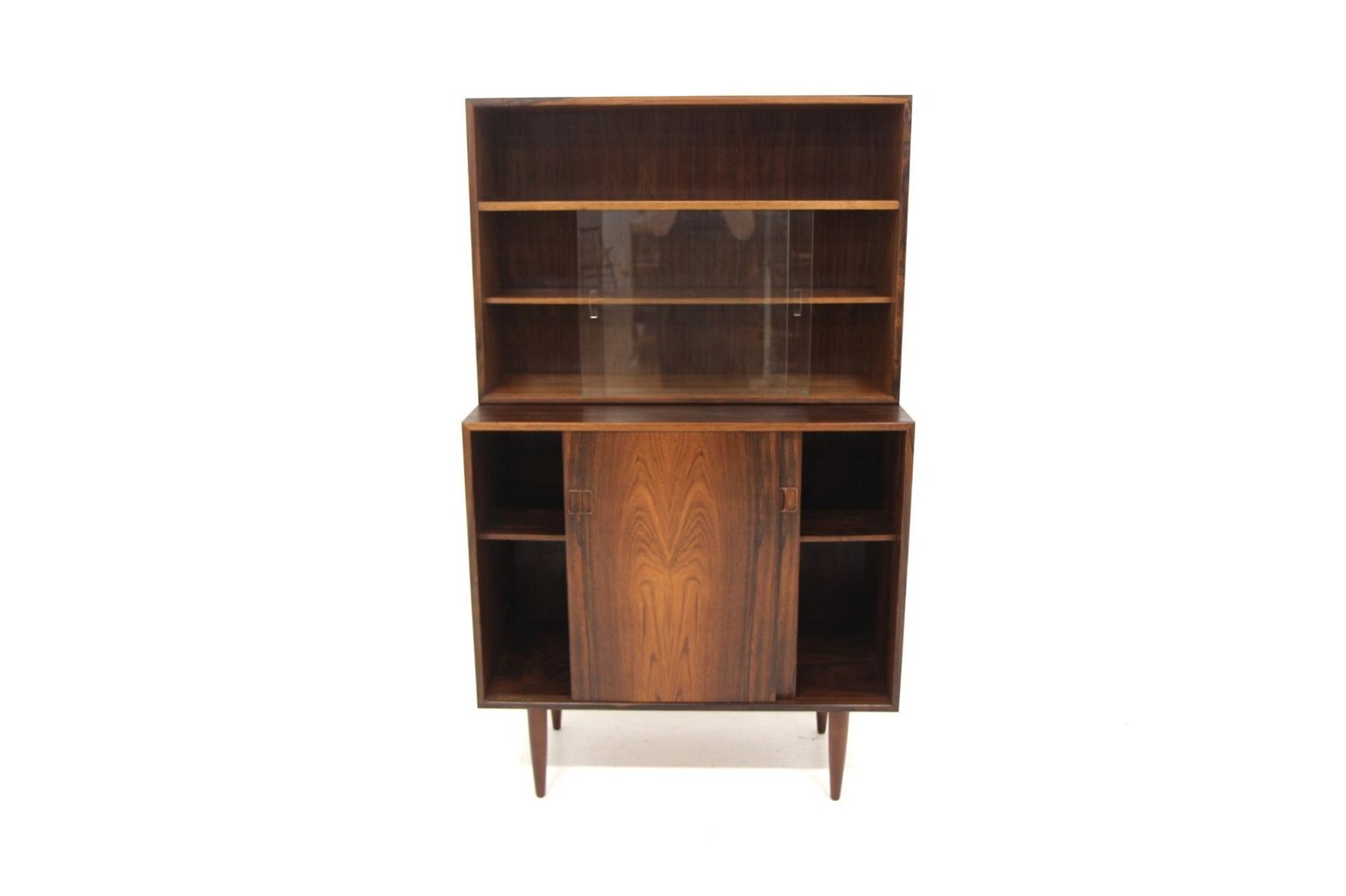 Rosewood Display Cabinet From Hjørnebo Møbelfabrik Horsens, Denmark, 1960s photo for sale