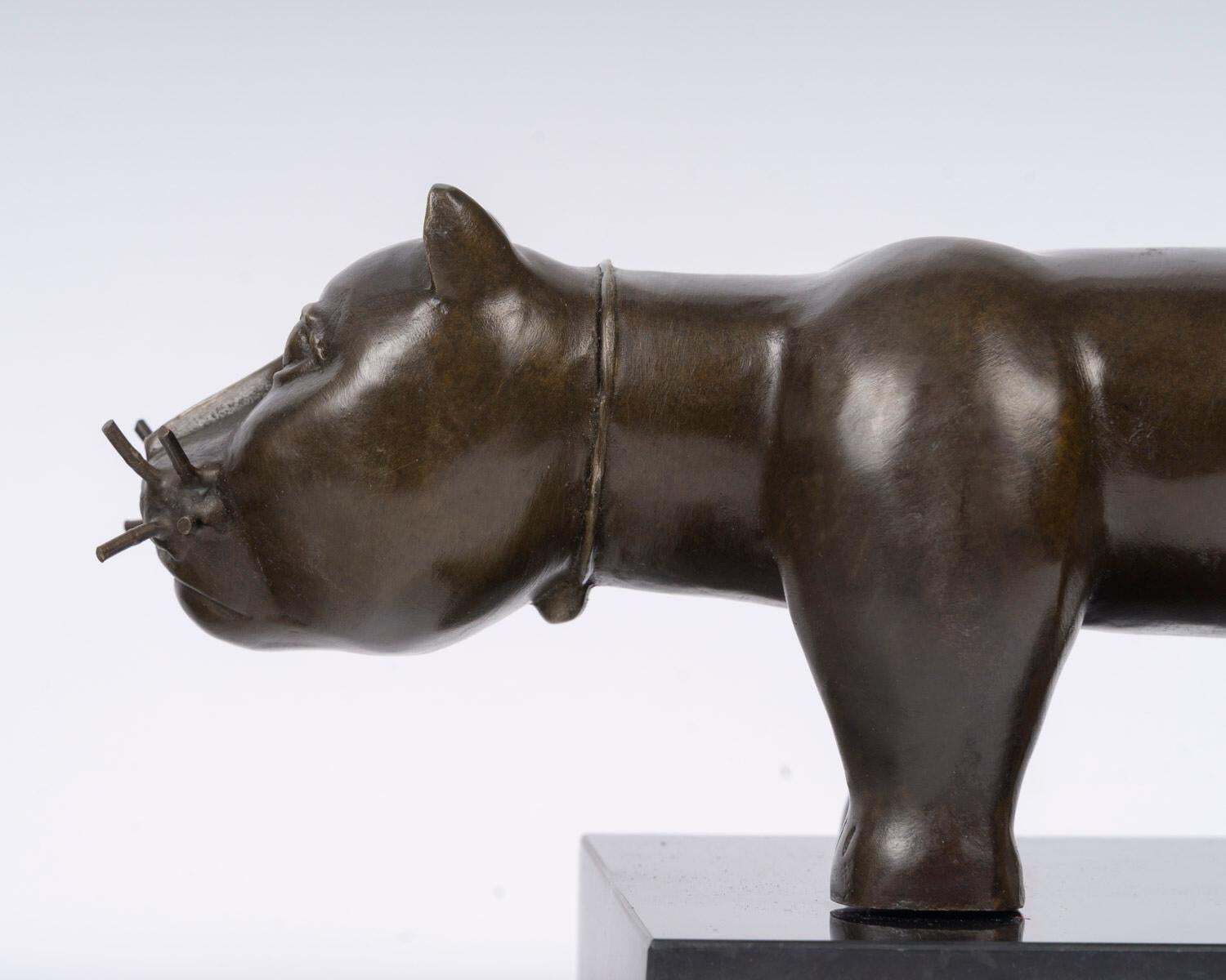 Bronze Sculpture – El Gato – In The Style Of Fernando Botero photo 1758.0
