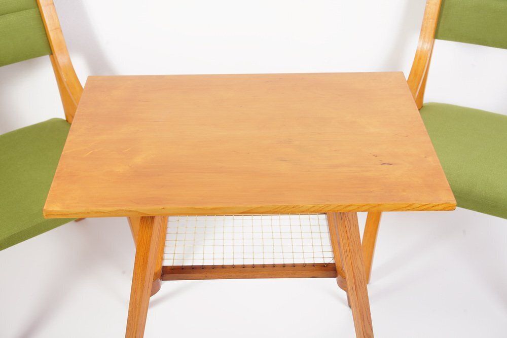 Table & Chairs By Ludvik Volak, 1970s, Set Of 3 photo 642.0