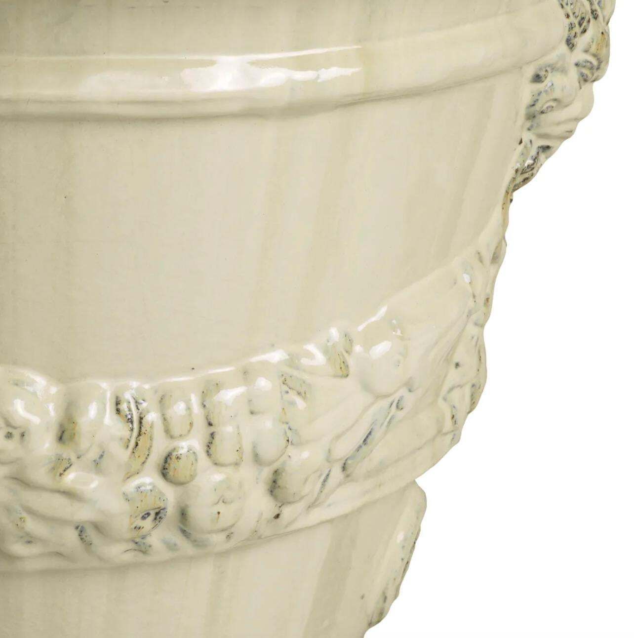 Pair Of Contemporary Planters In Sand Finish Ceramic photo vinterior