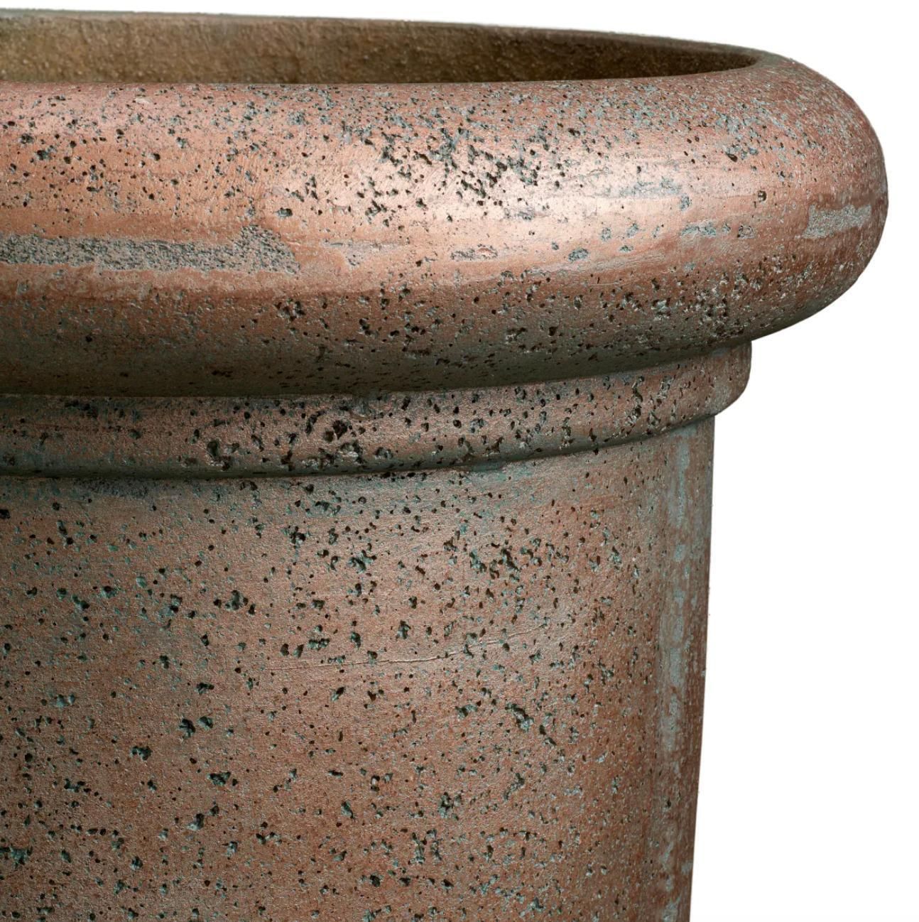 Contemporary Outdoor Planter In Bronze Finished Fiberstone photo 1275.14