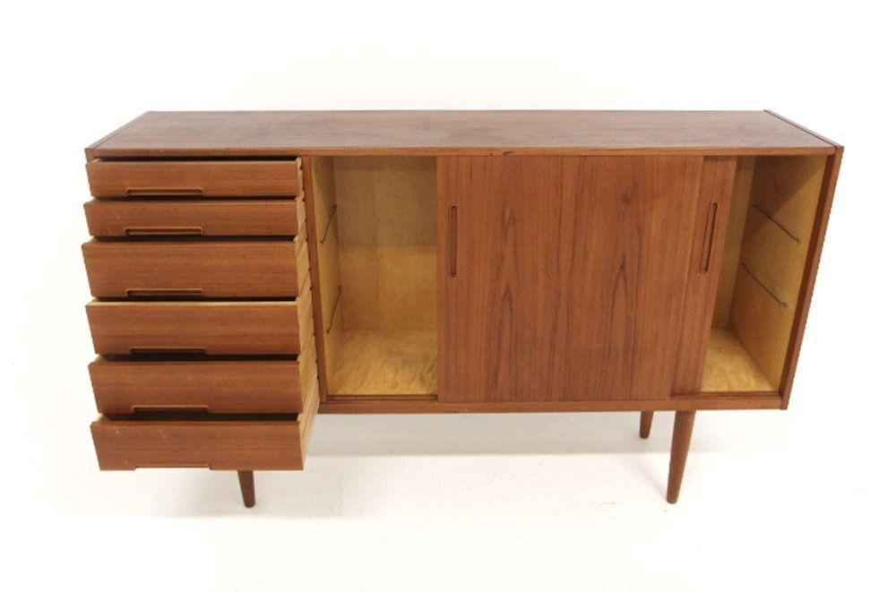 Florence Sideboard In Teak By Nils Jonsson For Hugo Troeds, Sweden, 1960s photo 1736.0