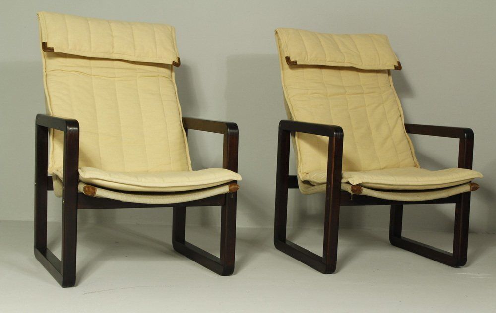 567.0 Set Of Armchairs Attributed To Knut & Marianne Hagberg For Ikea, 1980s photo