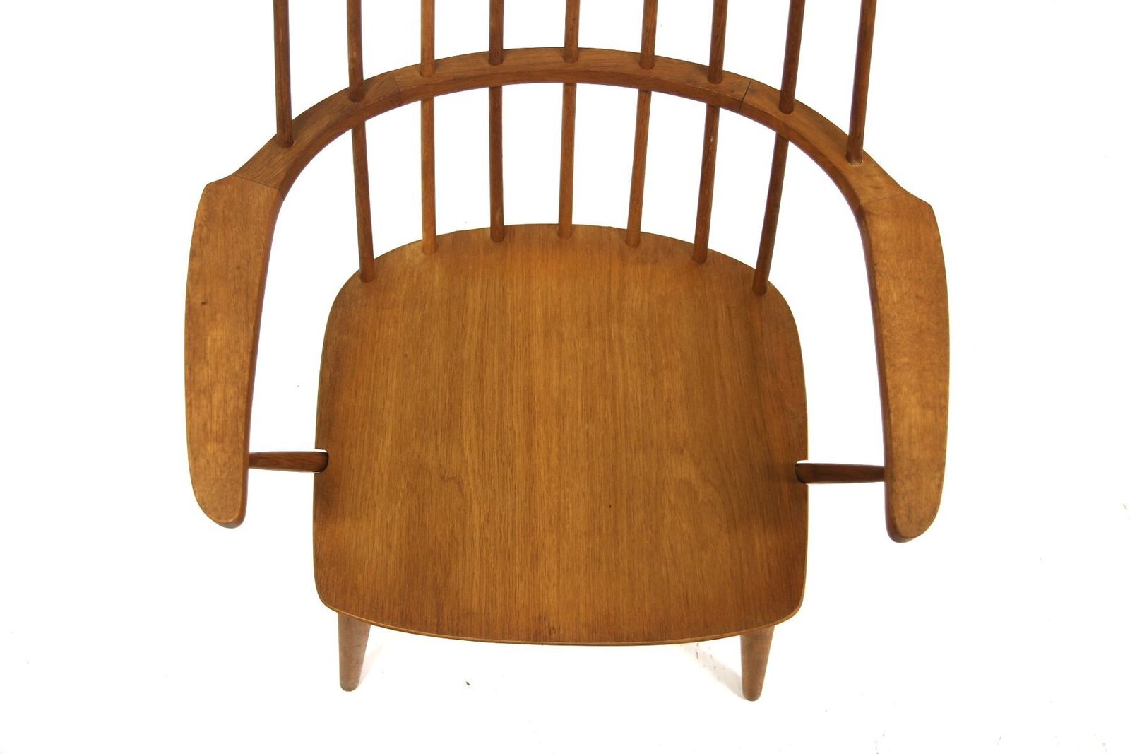 Scandinavian Pinnstol Oak Armchair, 1960 photo 651.0