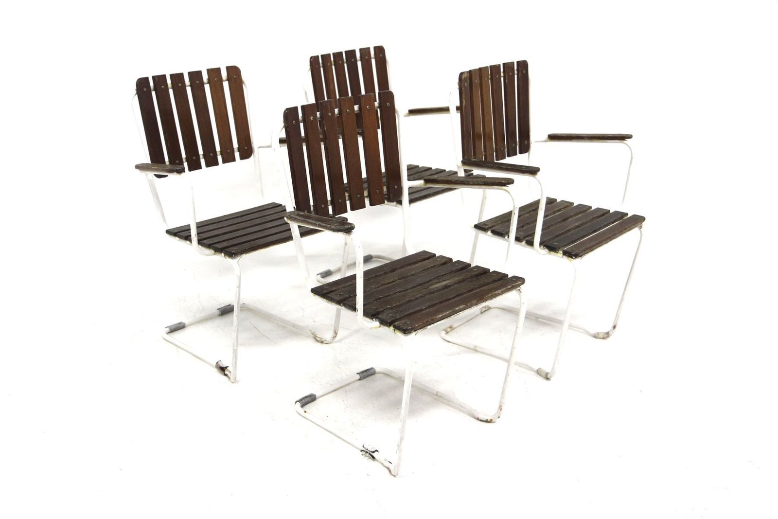 Swedish Teak Garden Chairs, 1960, Set Of 4 photo furniture