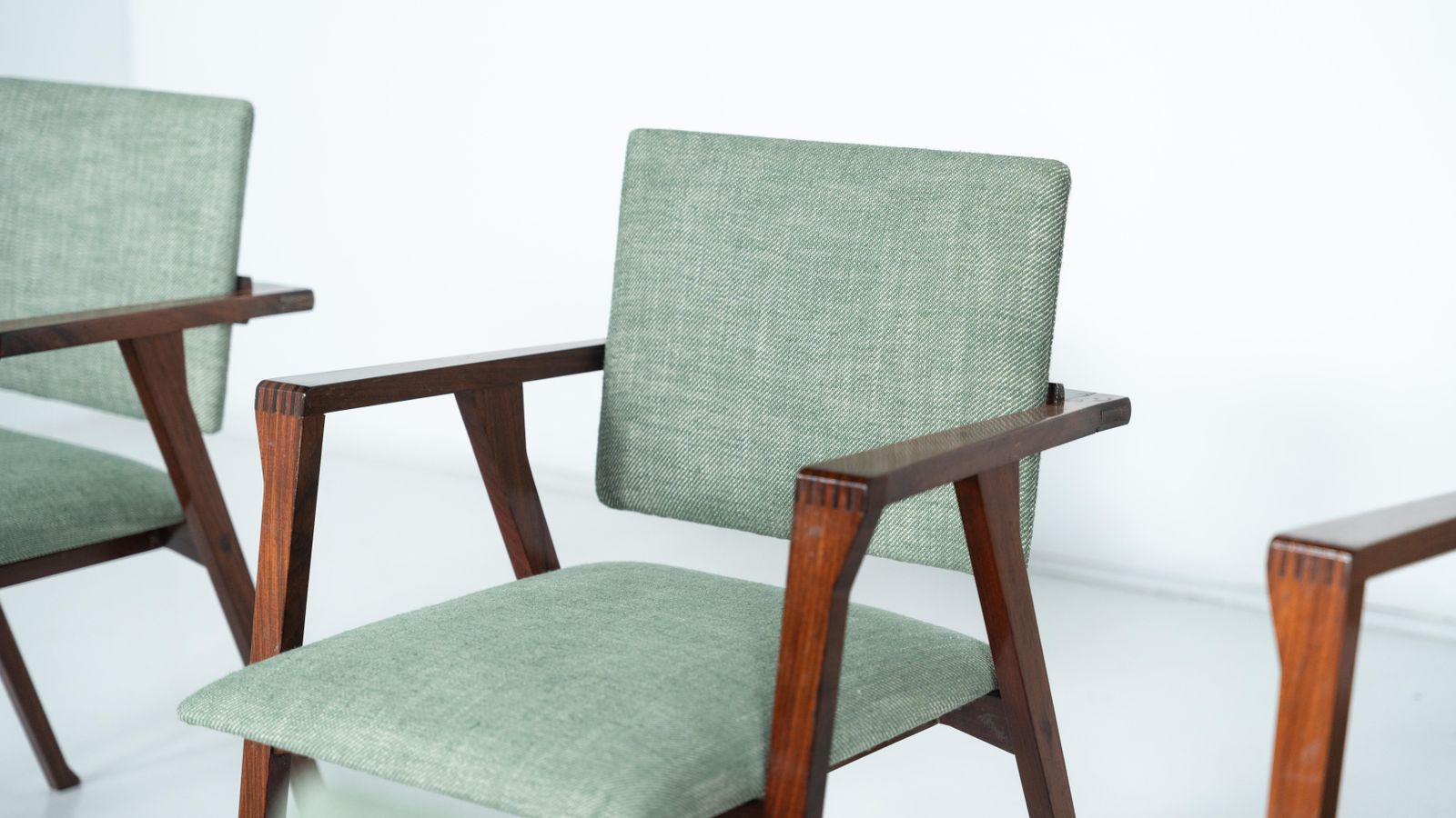 Set Of 8 " Luisa" Chair By Franco Albini, Italy, C.1955 photo furniture