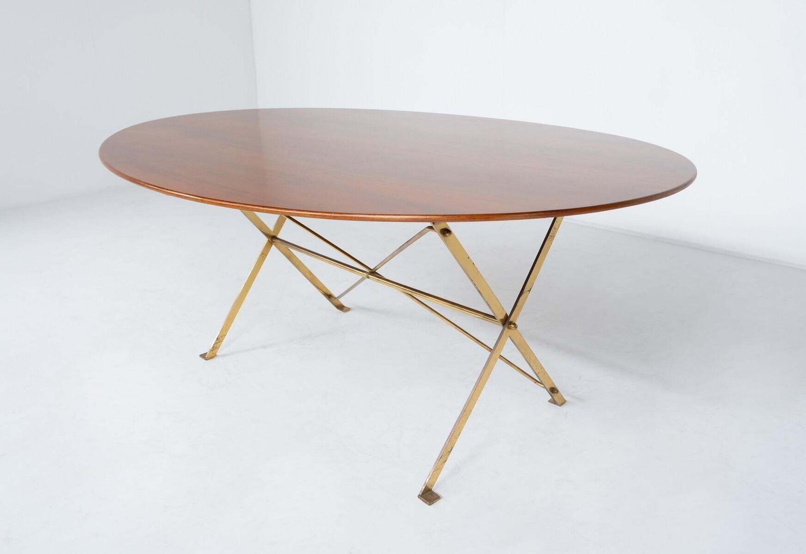 Mid Century Modern T3 Cavalletto Dining Table By Luigi Caccia Dominioni photo for sale