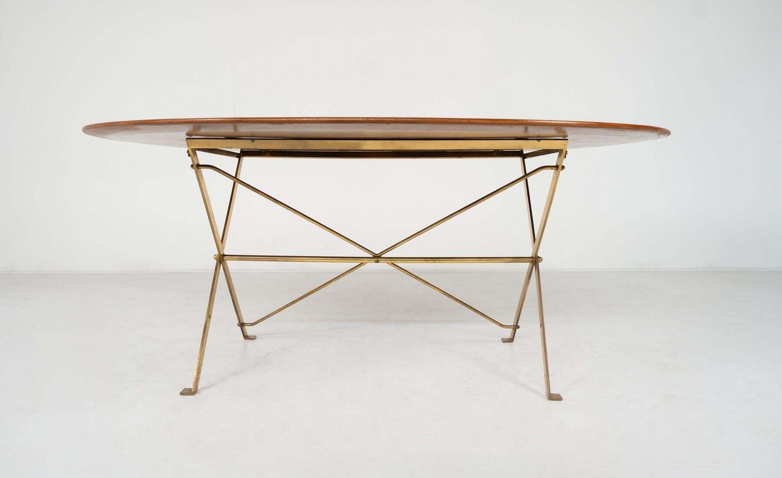 Mid Century Modern T3 Cavalletto Dining Table By Luigi Caccia Dominioni photo vinterior