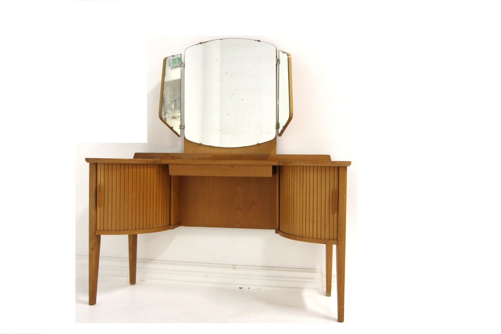 Swedish Modern Elm Dressing Table, 1940s photo Furniture