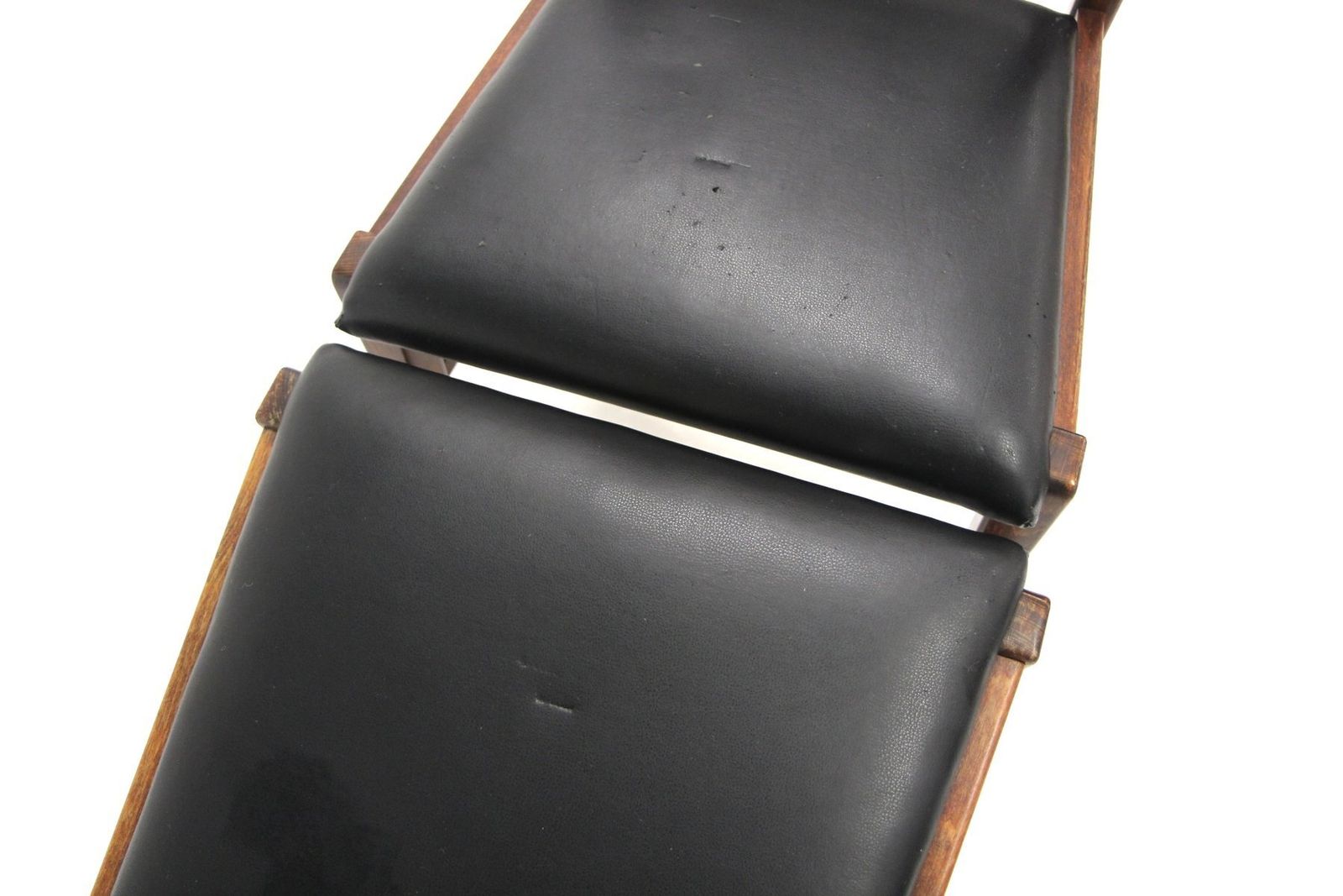 Vintage Scandinavian Chair In Skai And Beech, 1960