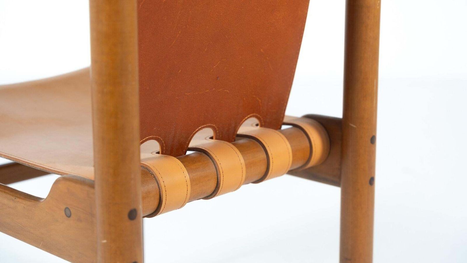 Mid Century Modern Set Of 6 Leather Dining Chairs By Ilmari Tapiovaara photo Furniture