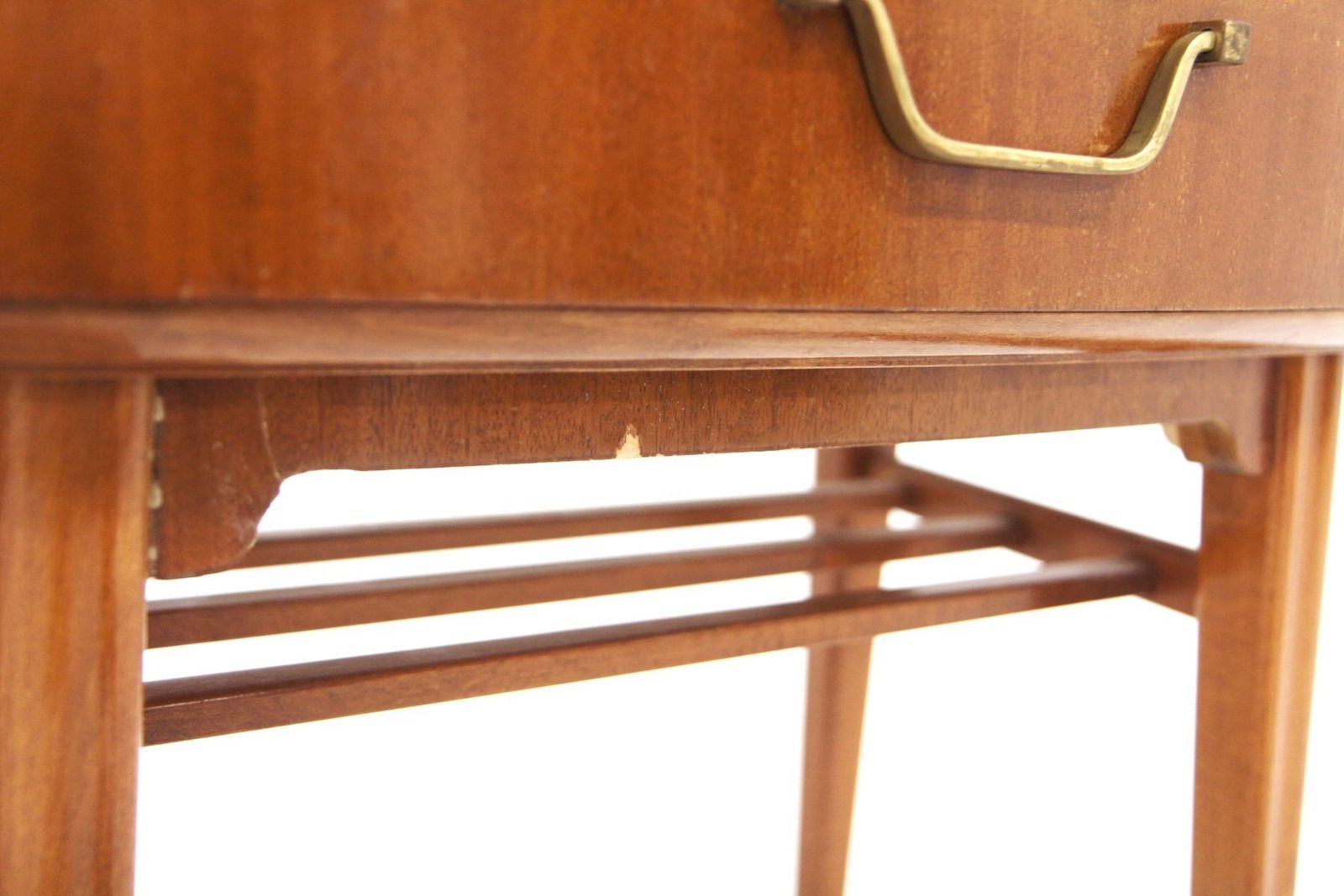 Mahogany Bedside Tables By Axel Larsson For Bodafors, Sweden, 1950s, Set Of 2 photo furniture